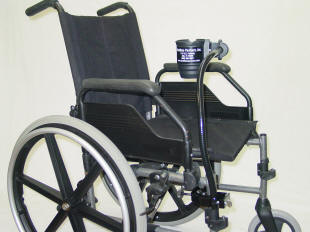 Wheelchair Clamp Attached below the Seat